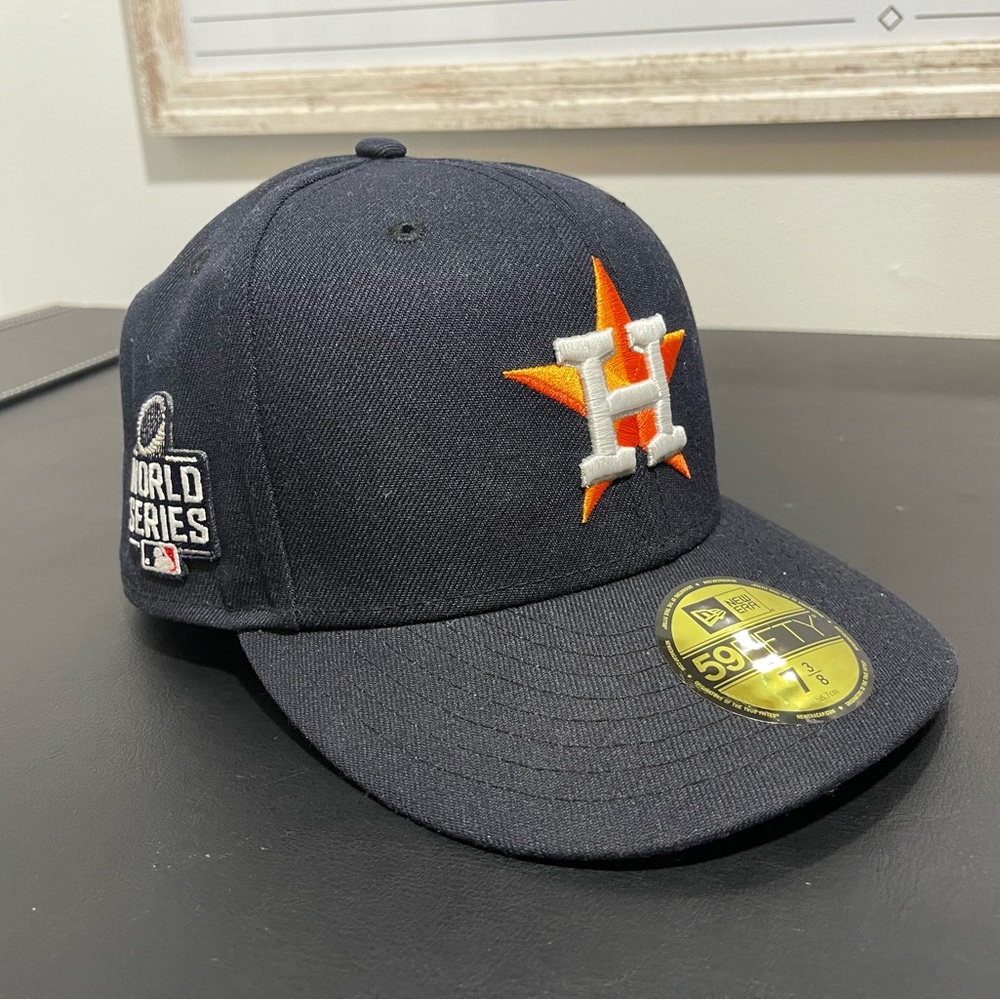 Official World Series MLB Houston Astros New Era 59FIFTY Fitted Hat - Navy
